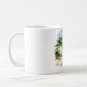 World Travel Cruise Ship コーヒーマグカップ (左)