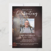 World Traveler Celebration of Life, Funeral Photo 招待状 (正面)