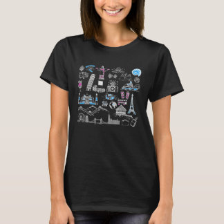 World Traveling Traveler Traveling Costume Travel Tシャツ