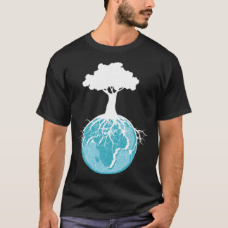 World Tree Roots Environmentalist And Nature Tシャツ