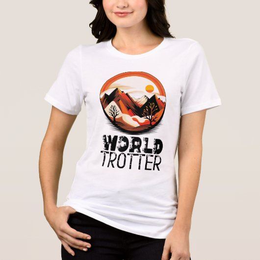 World Trotter - Aventura en el Horizonte トライブレンドＴシャツ (正面)