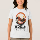 World Trotter - Aventura en el Horizonte トライブレンドＴシャツ (正面)