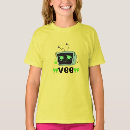 World Veeのダンディ衣装 – おもしろいキャラクターティー Tシャツ (正面)