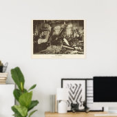 World War 1，フランス，義肢工場 ポスター (ホームオフィス)