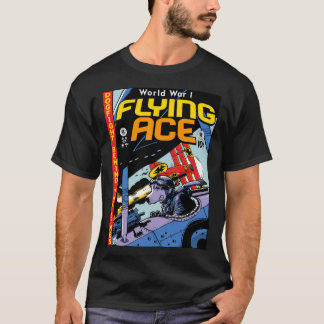 World War 1 Flying Ace funny girl girl Tシャツ