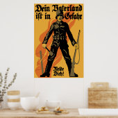 World War 1 German Recruitment Poster ポスター (キッチン)