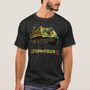 World War 2ドイツ戦車Sturmtiger記念品gif Tシャツ