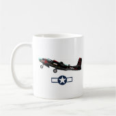 World War 2 American Airplanes コーヒーマグカップ (左)