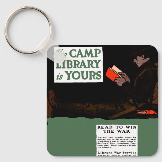 World War I Camp Library 1917軍隊 キーホルダー (正面)