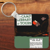 World War I Camp Library 1917軍隊 キーホルダー (正面)