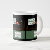 World War I Camp Library 1917軍隊 ジャンボコーヒーマグカップ (正面右)