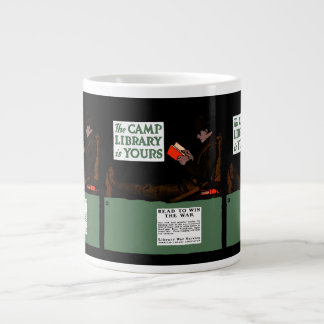 World War I Camp Library 1917軍隊 ジャンボコーヒーマグカップ