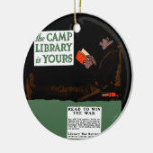 World War I Camp Library 1917軍隊 セラミックオーナメント (左)