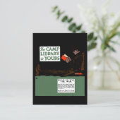 World War I Camp Library 1917軍隊 ポストカード (スタンド正面)