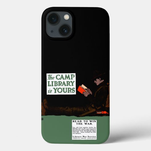 World War I Camp Library 1917軍隊 Case-Mate iPhoneケース (裏面)