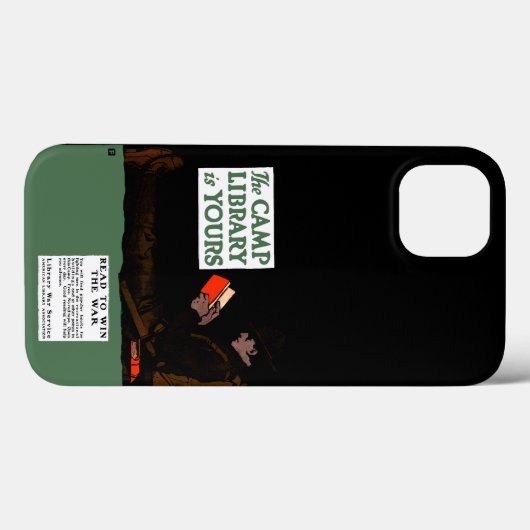 World War I Camp Library 1917軍隊 Case-Mate iPhoneケース (裏面 (横))