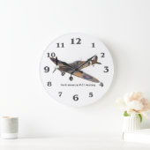 World War ll Aircraft for Round (Large) Wall Clock ラージ壁時計 (ホーム)