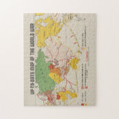 world war map by Manila Shinbun-sha ジグソーパズル (縦)