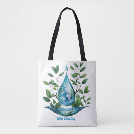 World Water Day トートバッグ (正面)