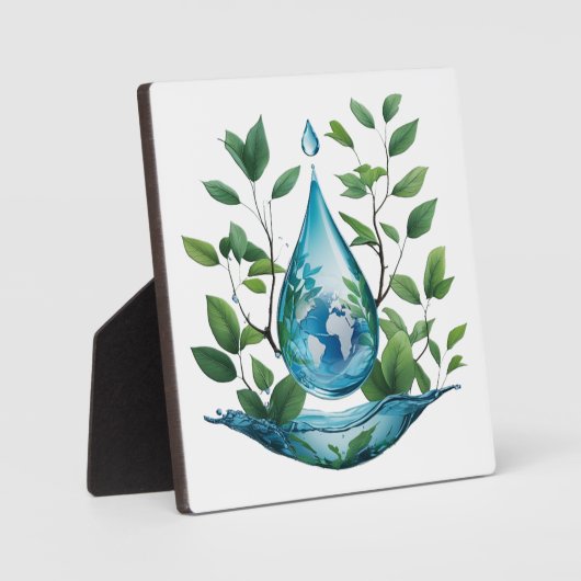 World Water Day フォトプラーク (正面)