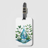 World Water Day ラゲッジタグ (正面縦)