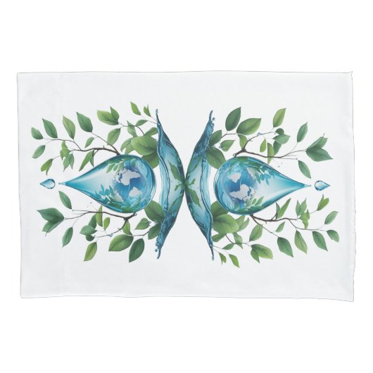 World Water Day 枕カバー (正面)