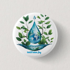 World Water Day 缶バッジ