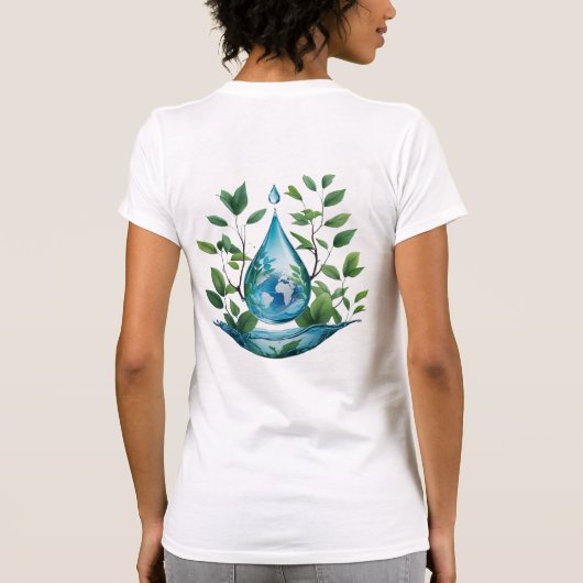 World Water Day Tシャツ (裏面)