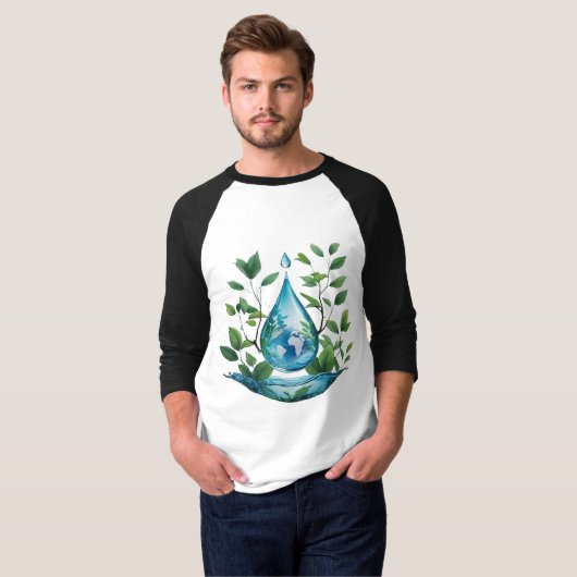 World Water Day Tシャツ (正面フル)