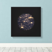 World Wide Networkくもの巣のCanvas Print キャンバスプリント (インサイチュ (ウッドフロア))
