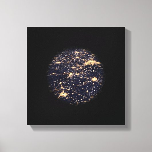 World Wide Networkくもの巣のCanvas Print キャンバスプリント (正面)