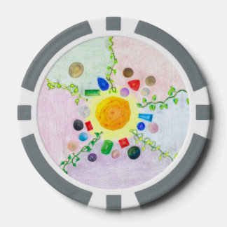 World Within Gems and Pearlsトランプのポーカー・チップ ポーカーチップ