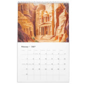 World Wonders in Paper – Quilling Architecture カレンダー (2月 2027)