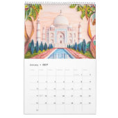 World Wonders in Paper – Quilling Architecture カレンダー (1月 2027)