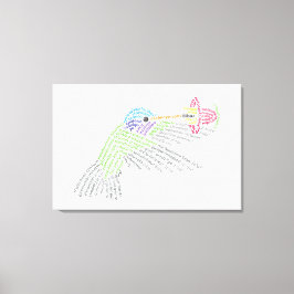 World Word Hummingbirdキャンバス印刷 キャンバスプリント