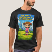 World You Were Born In No Longer Exists Cartoon Tシャツ (正面)