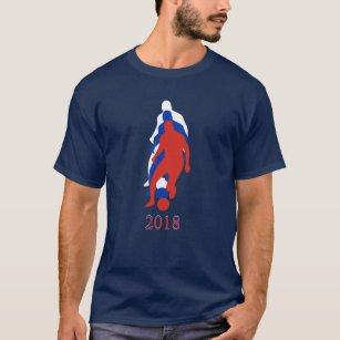 Worldcup 2018ロシアロロシアのゴ国旗の色 tシャツ