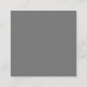 WorldMap付きトラベルモダンエージェント名刺 スクエア名刺 (裏面)