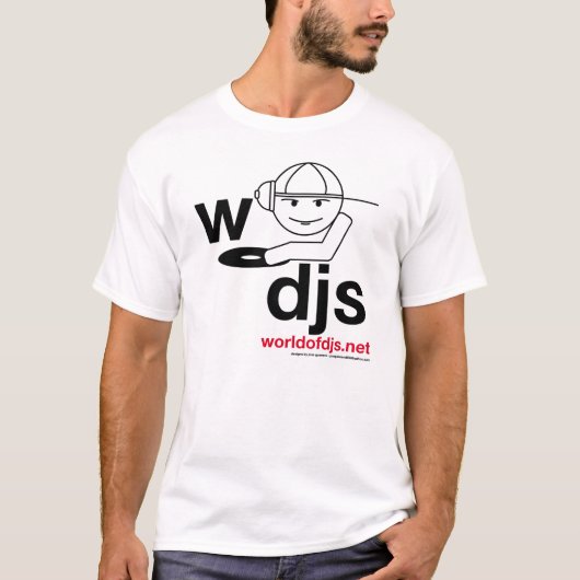 Worldofdjsスリーブレス Tシャツ (正面)