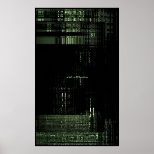 worldoftrez2012desistance垂直 ポスター (正面)
