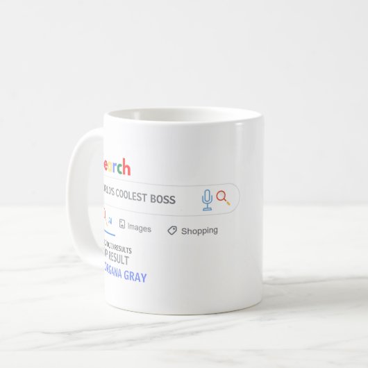 WORLDSクールおもしろいボスのトップ検索結果 コーヒーマグカップ (正面左)