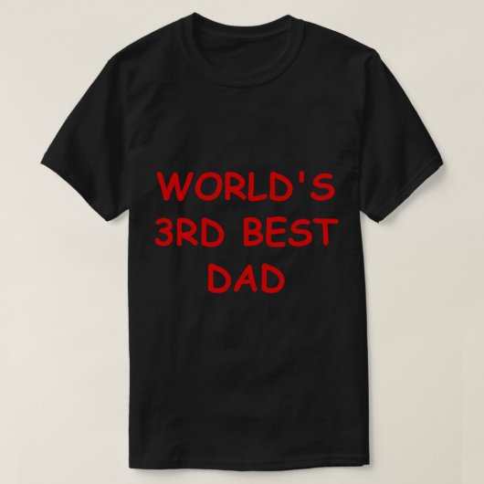 Worlds3rdBestDad(BojackHorseman) Tシャツ (デザイン正面)
