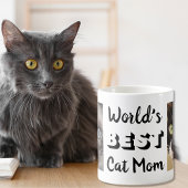 World's 最高の Cat Momの写真 コーヒーマグカップ