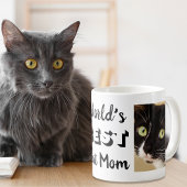 World's 最高の Cat Momの写真 コーヒーマグカップ