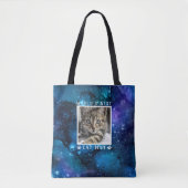World's 最高の Cat Mom Paw Printsフォトフレーム宇宙 トートバッグ (正面)