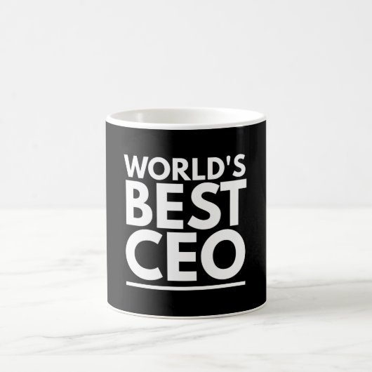 Worlds 最高の CEO コーヒーマグカップ (中央)
