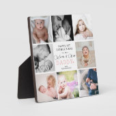 World's 最高の Daddy - Happy 1st Father's Day Place フォトプラーク (正面)