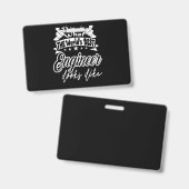 Worlds 最高の Engineer Glooks バッジ (Front & Back)