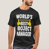 World's 最高の Project Manager Job Title Project M Tシャツ (正面)