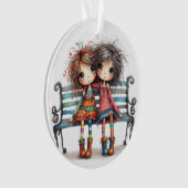 World's 最高の Sister /  Friend - See Back. オーナメント (正面)